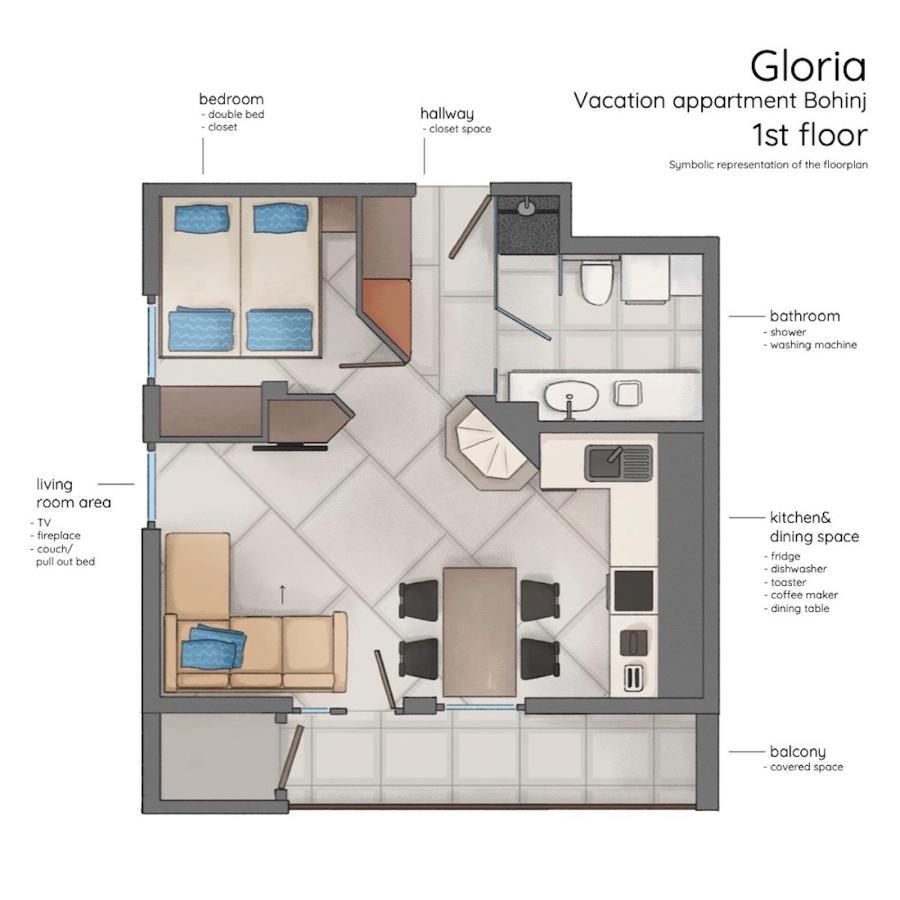 Gloria Holiday - Apartment 博希尼 外观 照片